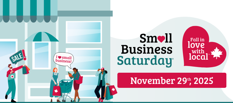 Small Business Saturday, November 29, 2025, Fall in love with local