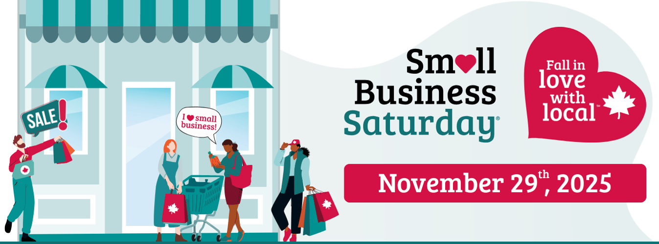 Small Business Saturday, November 29, 2025, Fall in love with local
