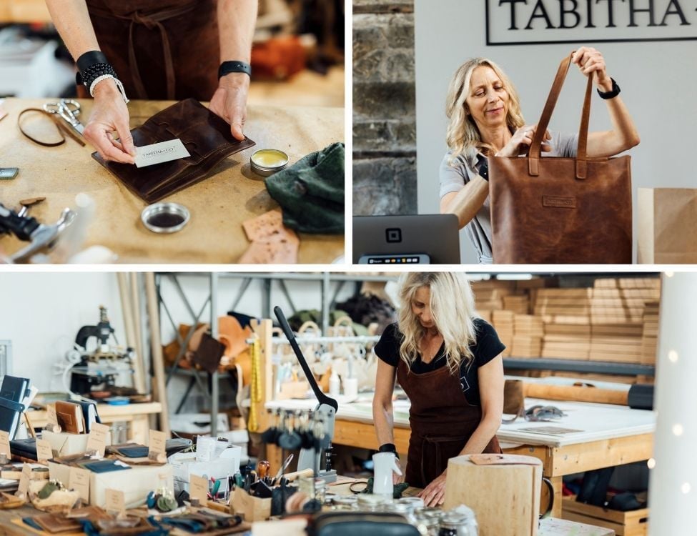 Each piece is carefully made by hand