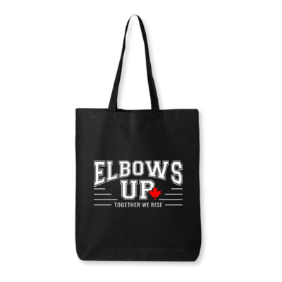 Elbows Up Tote Bag