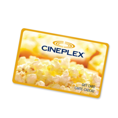 $50 Cineplex gift card